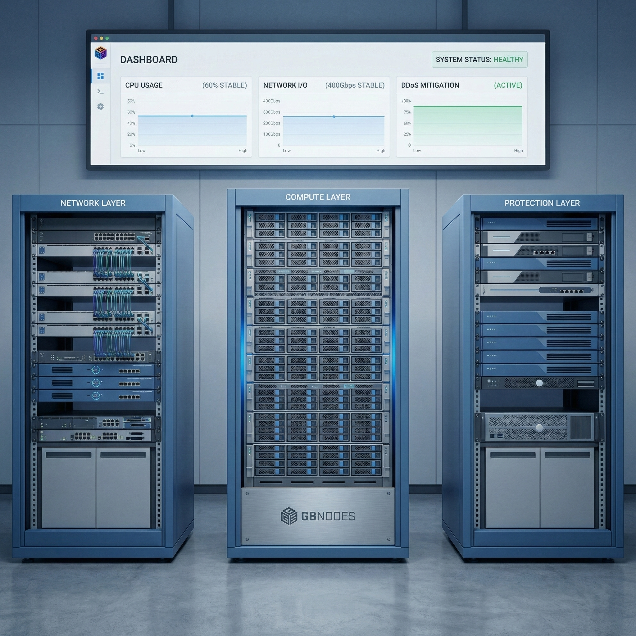 Infrastructure of GBNODES is Completely Scalable