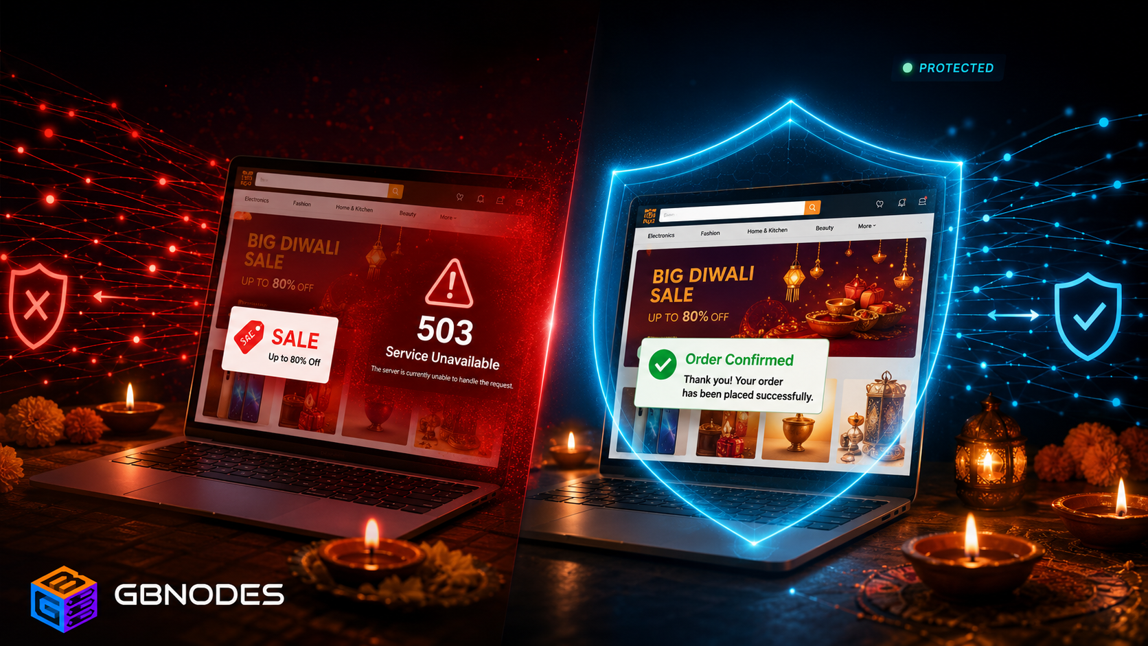 Why Indian WooCommerce Stores Crash During Diwali Sales   | The DDoS Problem Nobody Talks About